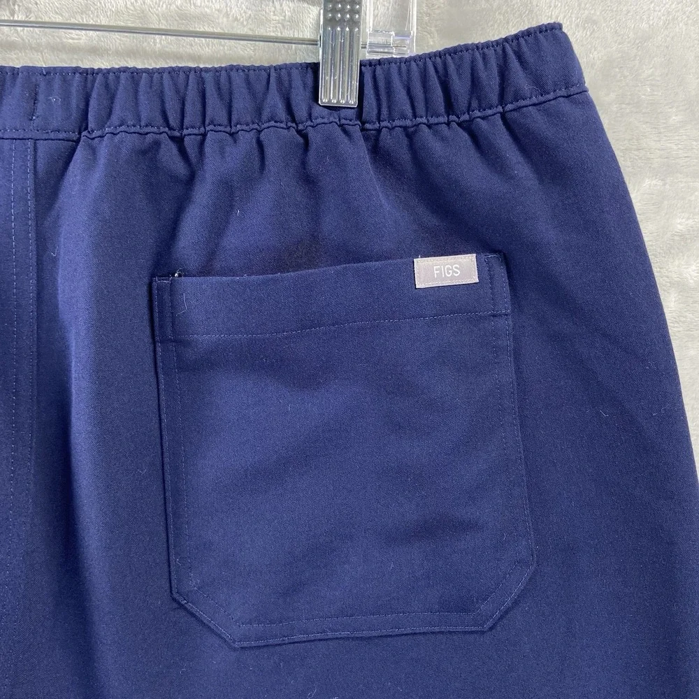FIGS Scrub Pants men's XL 36x30 Pisco Basic Bottoms Blue Medical Drawstring